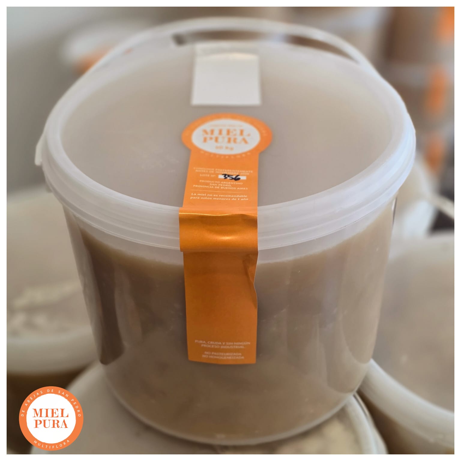 Balde de miel pura 3 kg