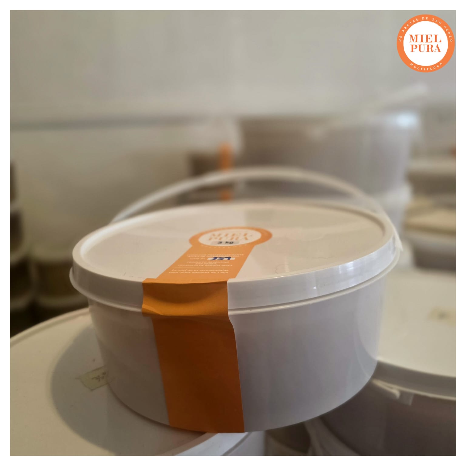 Balde de miel pura 5 kg